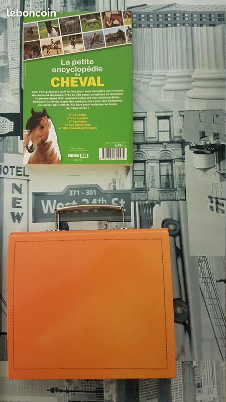 4 livres sur les chevaux: 1 malette remplie de fiches et 3 beaux livres, TBE (image 10)