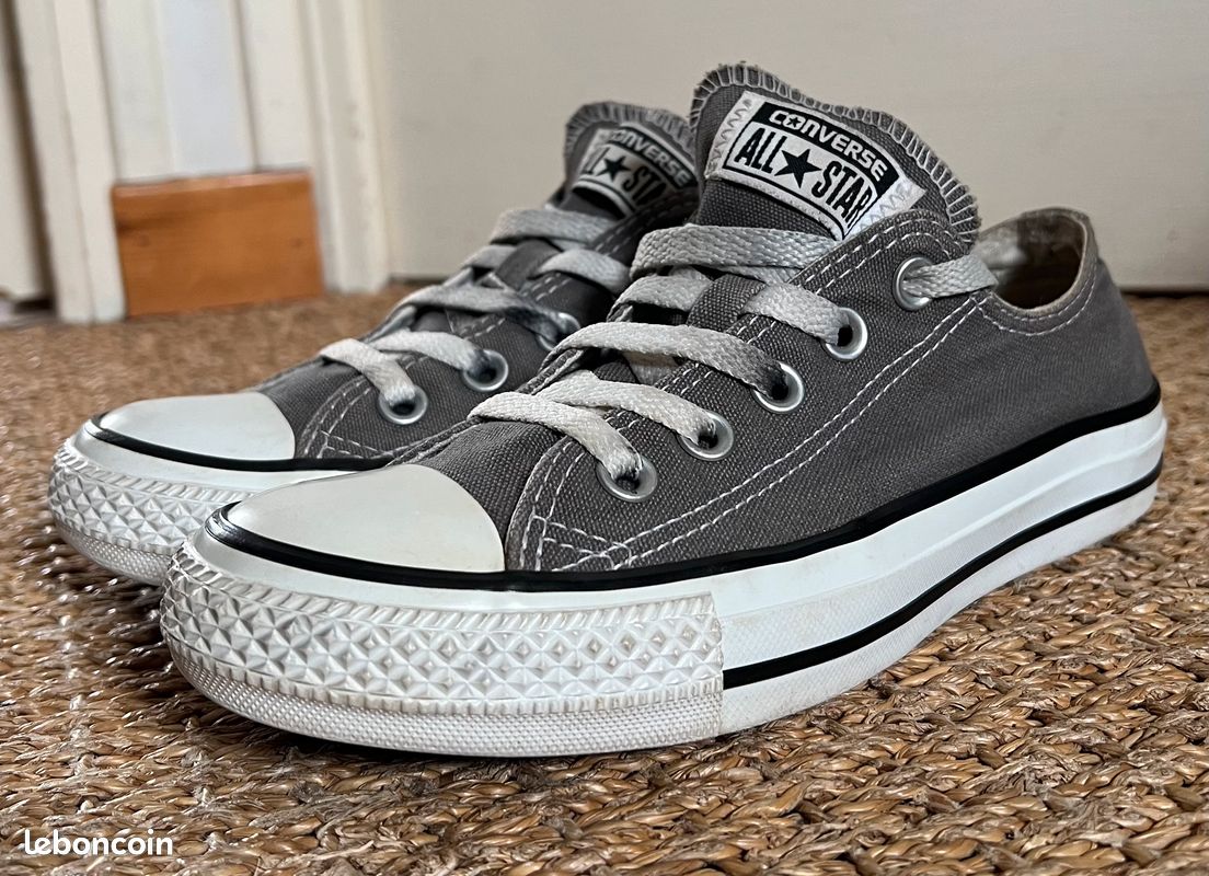 Converse Shoes Converse Basse Femme Gris Clair Converse Color