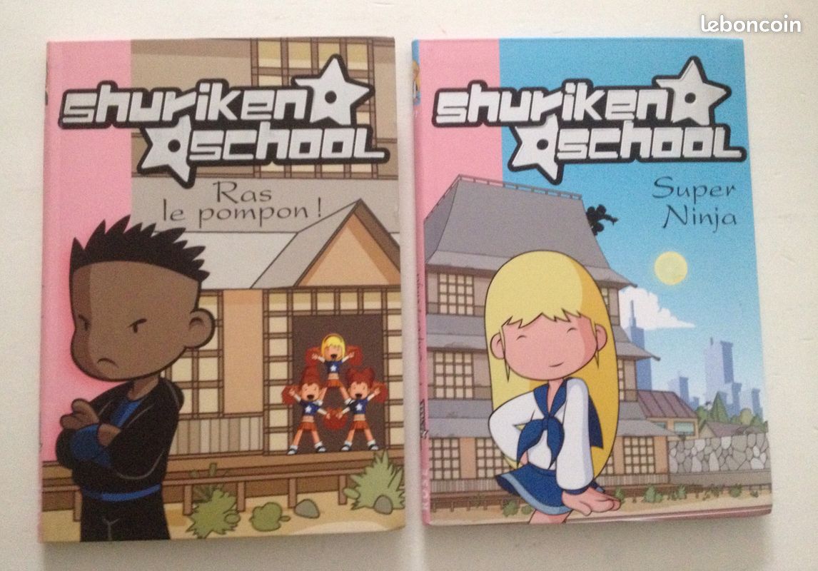 Lot 2 livres "Shuriken School" (image 1)