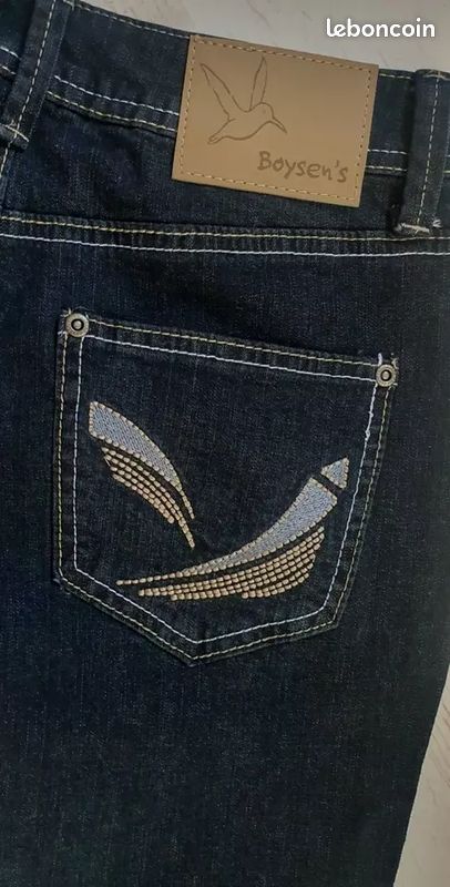 Beau pantalon jeans marque Boysen's taille 36 (image 10)