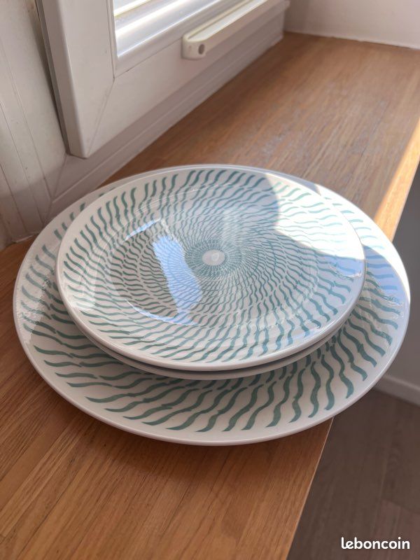 Lot de 4 assiettes Maisons du Monde – porcelaine (image 2)