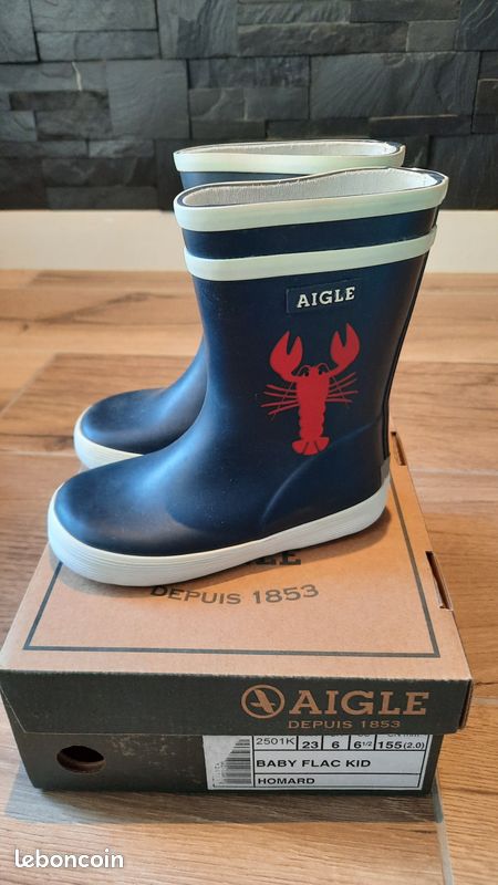 Botte Pluie Enfant Bottes Aigle Fourrees Garcon Pluie Bottes