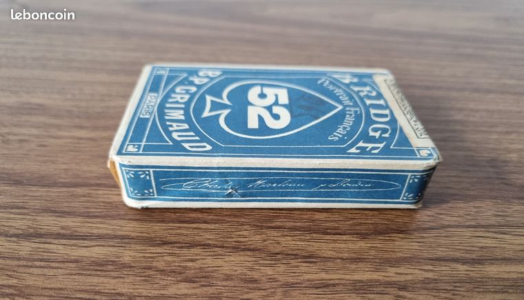 JEU DE CARTES Whist N°174 & BP Grimaud Louis XV N°1502 Fin XIXème étui Maroquin EUR 149,00 - FR