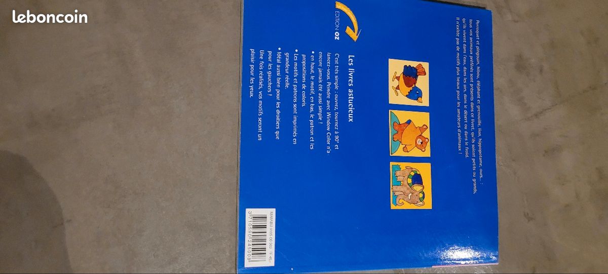 Livre window color le monde des animaux (image 2)