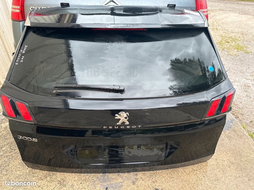 Garniture De Hayon Coffre Pour Peugeot 3008 2016-2020 Acier Inox - Auto