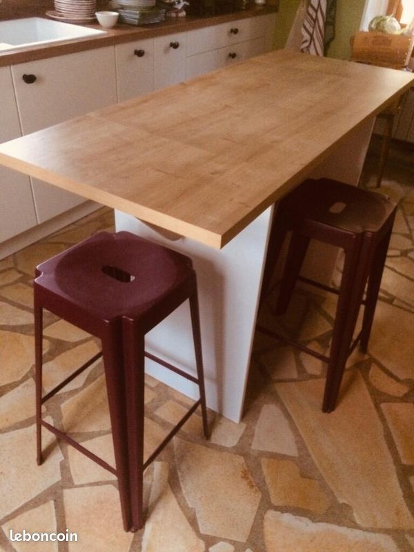îlot avec ou sans 4 tabourets (image 1)