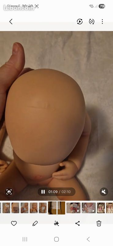 Silicone complet bébé reborn loulou 51 cm (image 9)