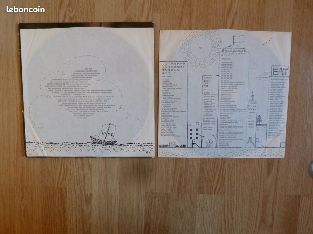 Disque vinyle 33 tours YOKO ONO - Fly (image 3)