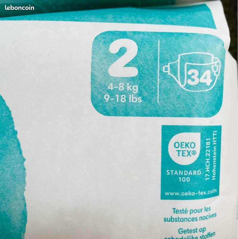 Couches Pampers Harmonie taille 2 (image 3)