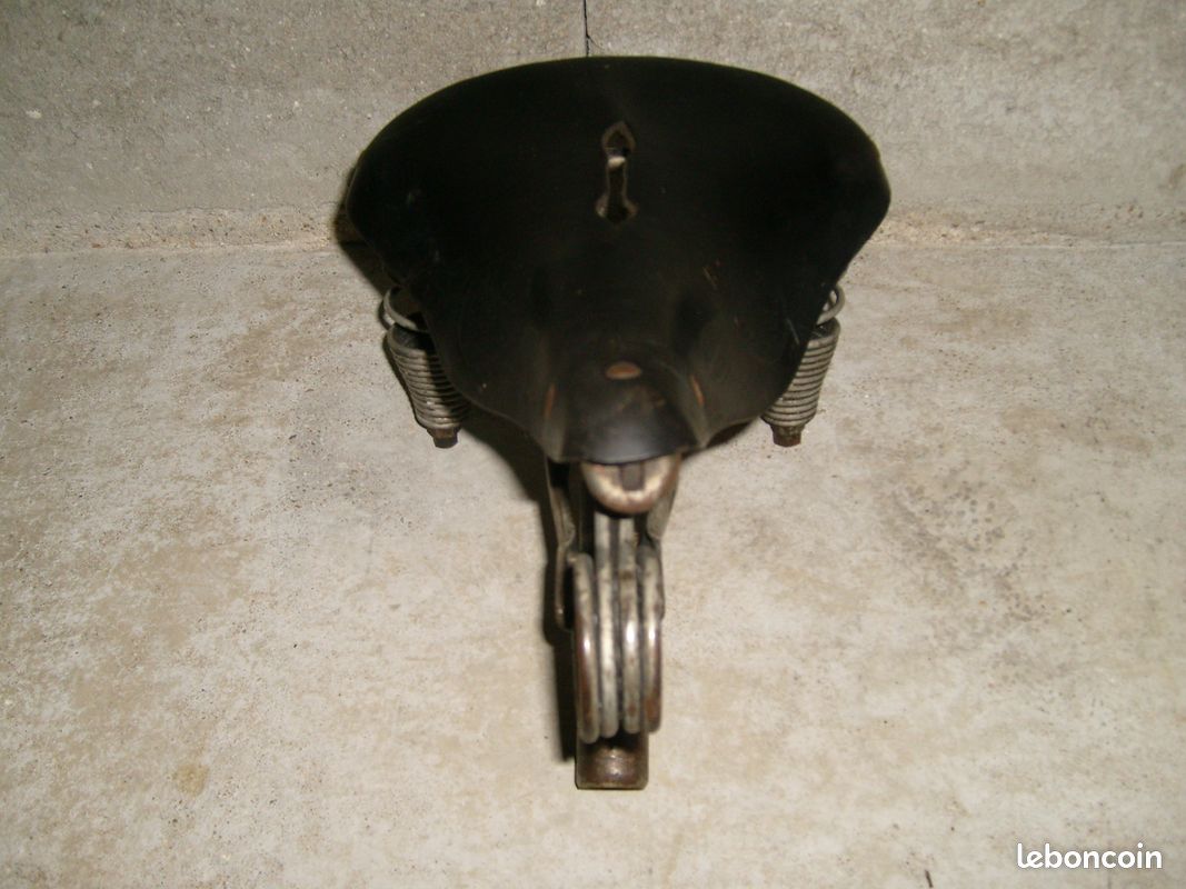 ANCIENNE TRÈS JOLIE selle de vélo en cuir Original