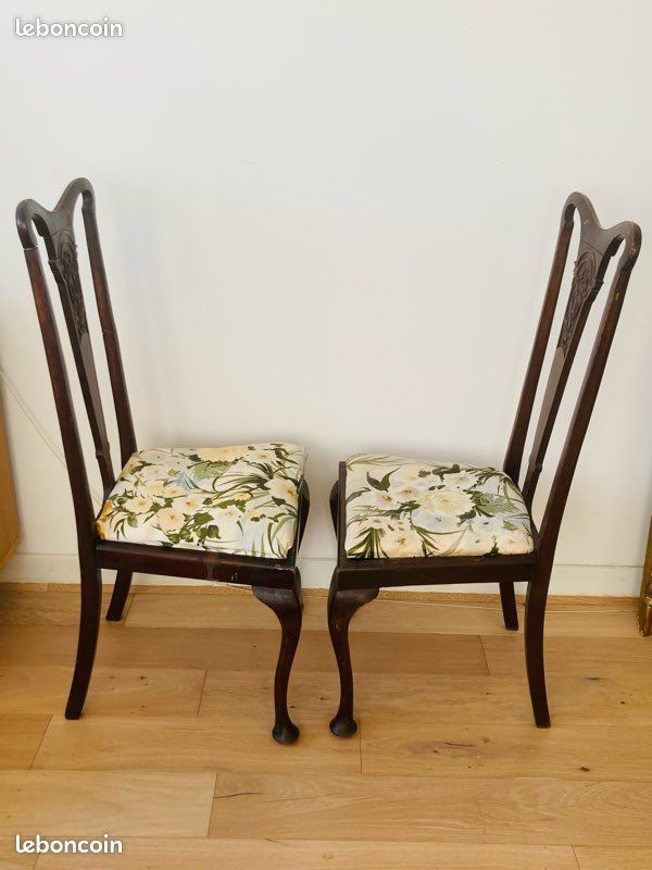 Lot 2 chaises Art Nouveau (image 6)