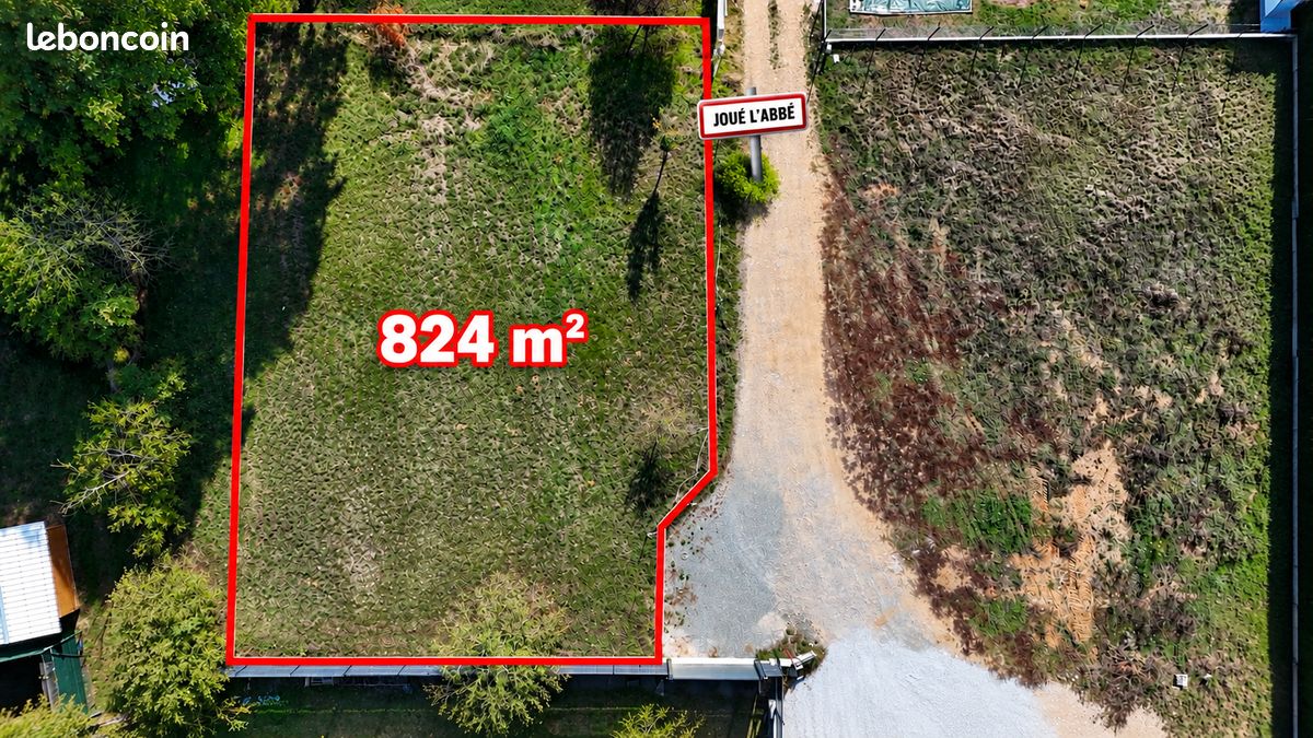 Terrain 824 m² · à Joué-l'Abbé · 824 m² · 67 000 €