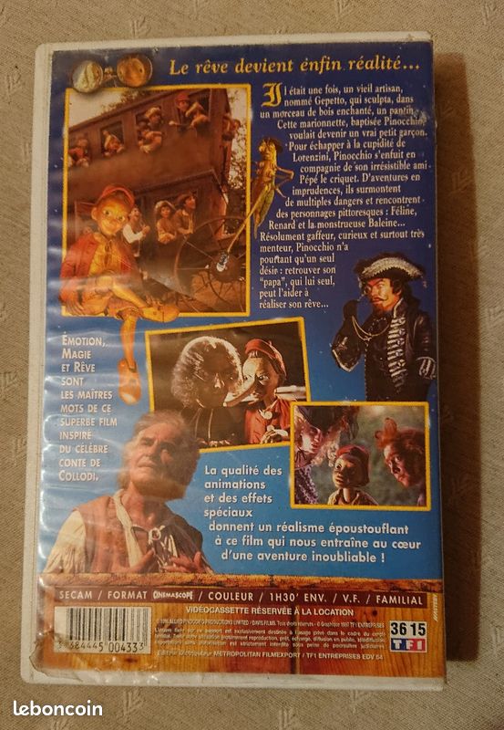VHS film "Pinocchio" - FCOR91 (image 2)