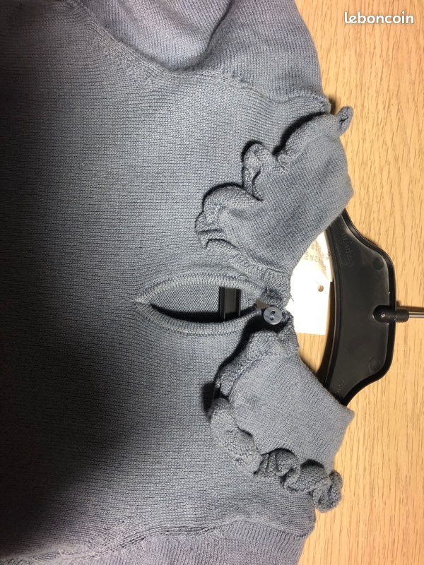 Pull bleu H&M, taille 68 cm/ 4-6 mois (image 3)