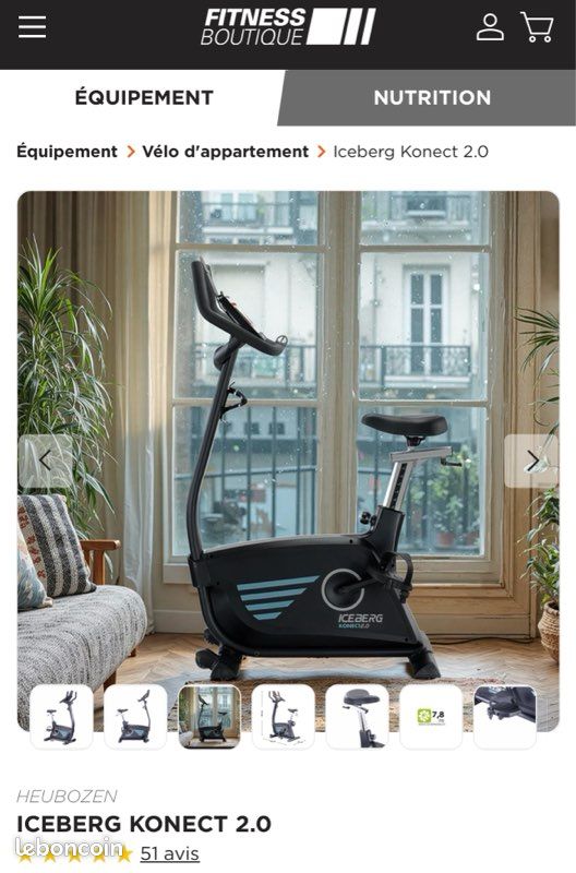 Paire de pédales pour vélo Iceberg Konect Sport Plein air