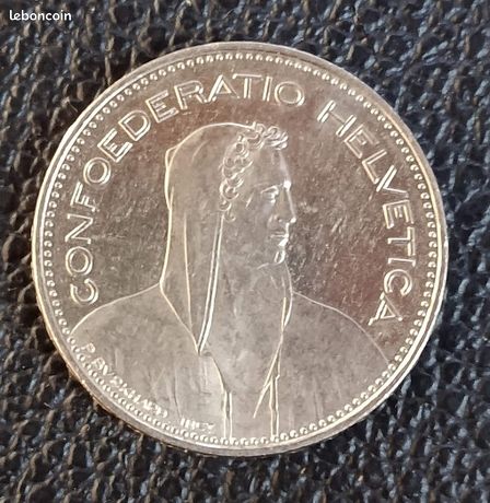 Pièce De Monnaie Suisse - 5 Francs 1907 Berne (KM#34) - Argent - Collection Numismatique