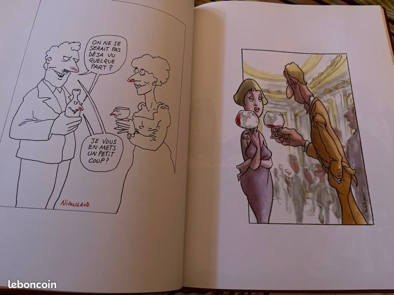 Beau livre dessins et caricatures LE VIN / Livre neuf Éditions Glenat (image 7)