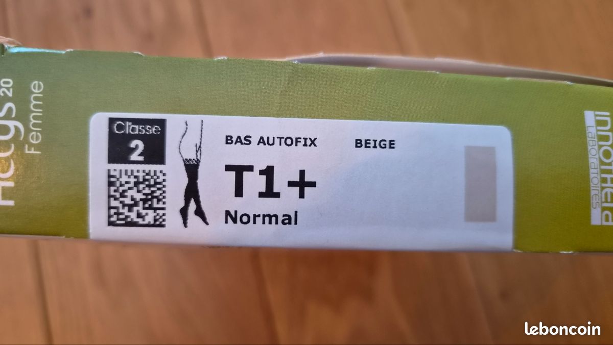 Bas neufs autofix Actys taille 1+ beige (image 3)
