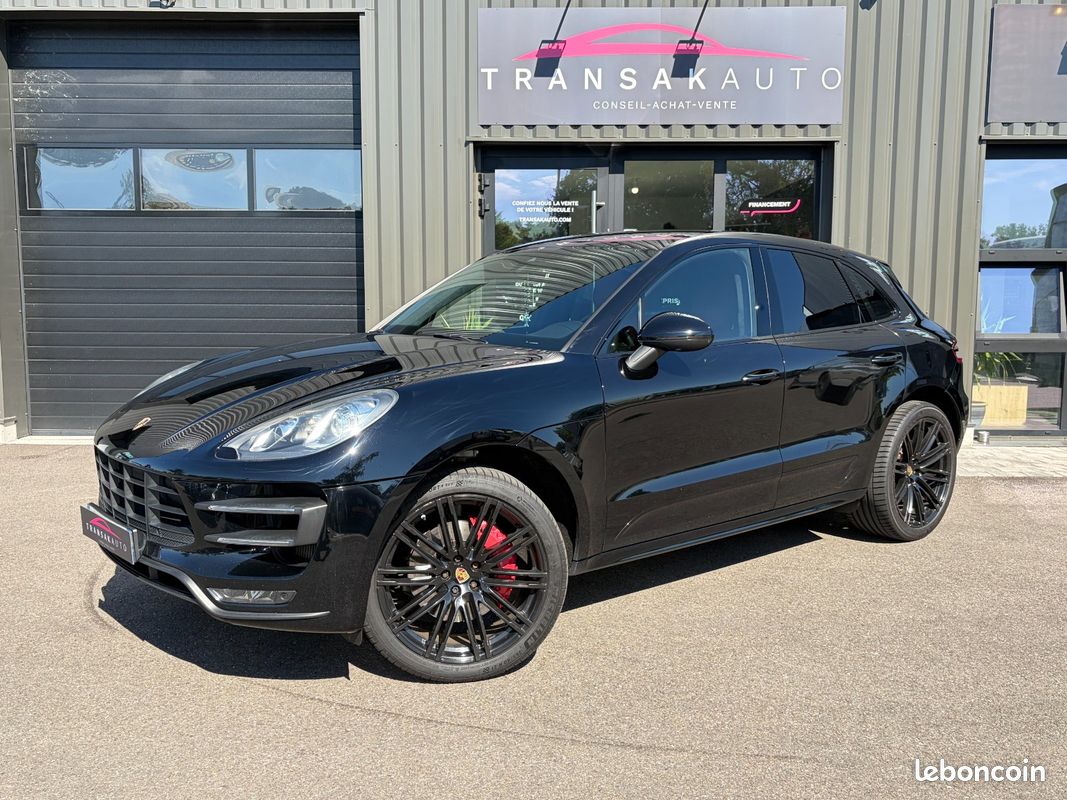 PORSCHE MACAN Turbo 3.6 V6 400 ch PDK avec CARPLAY / AUDIO BOSE / CAMERA (image 1)
