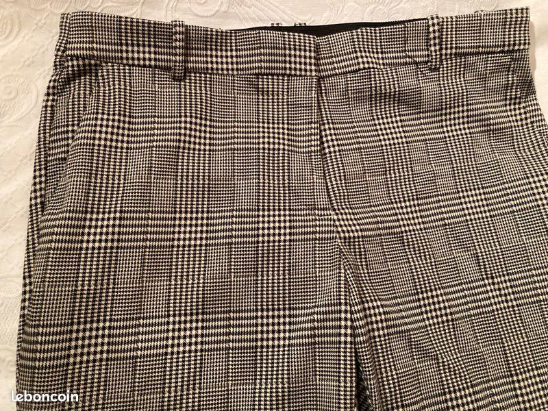 Pantalon prince de galle noir et blanc (image 6)