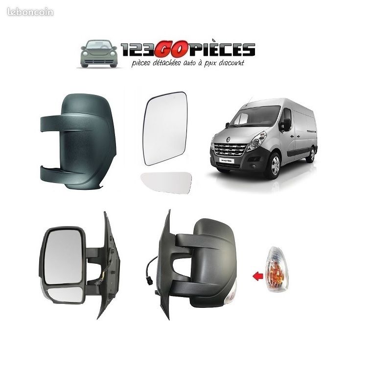Lot De 2 Clignotants De Rétroviseur Gauche Et Droit - Compatible Renault Master III, Nissan NV400, Opel Movano - Haute Qualité IP67