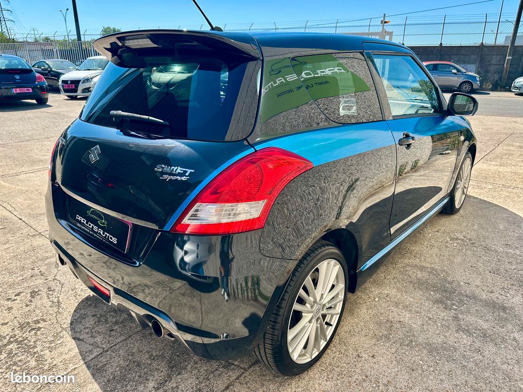 SUZUKI SWIFT III 1.6 VVT 136 SPORT 3P-10/2014-Bluetooth-Sièges Baquets/Chauffants-Régulateur-Alarme-Radars-Révisée-Parfait Etat-Historique Complet SUZUKI (image 3)