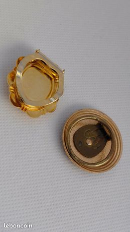Rare Broche Ancienne Pince à Foulard - French Antique - Métal