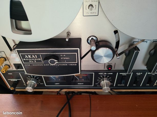 Platine Cassette Akai GX-4000 DS - Vintage Hi-Fi - Pour Pièces / Réparation