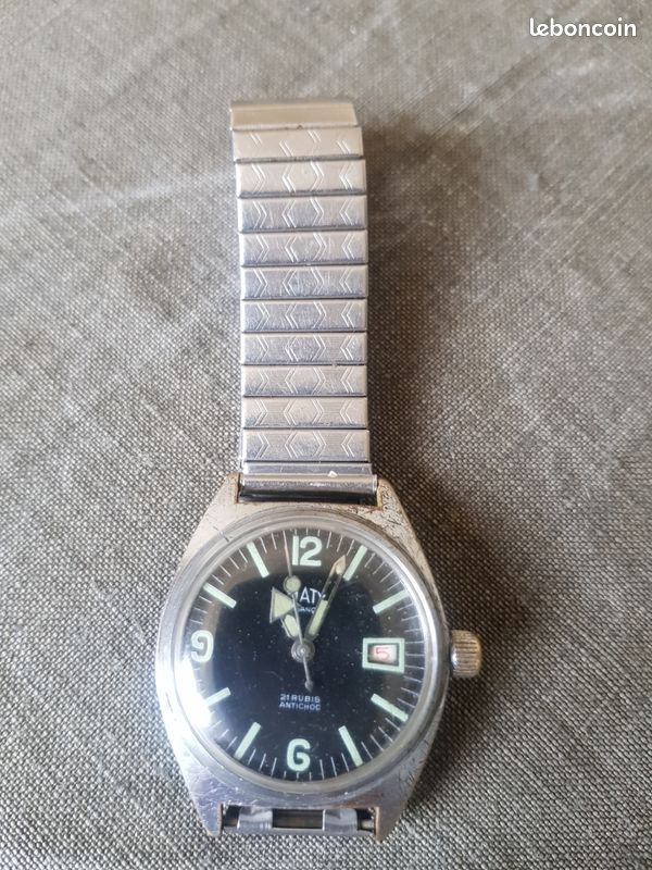 Montre Vintage Difor à Mouvement Mécanique Manuel – Style Rétro Unisexe