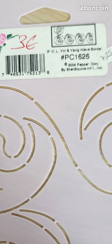 Lot 4 stencils encils (image 2)