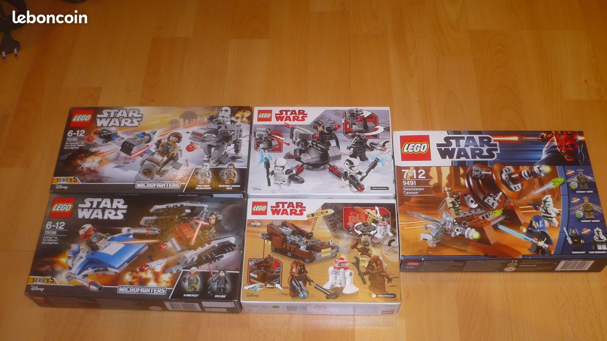 Lego star wars 75195 75196 75197 75198 et 9491 (image 1)