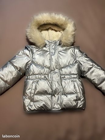 Doudoune à capuche argenté Tape A L'oeil | La Redoute