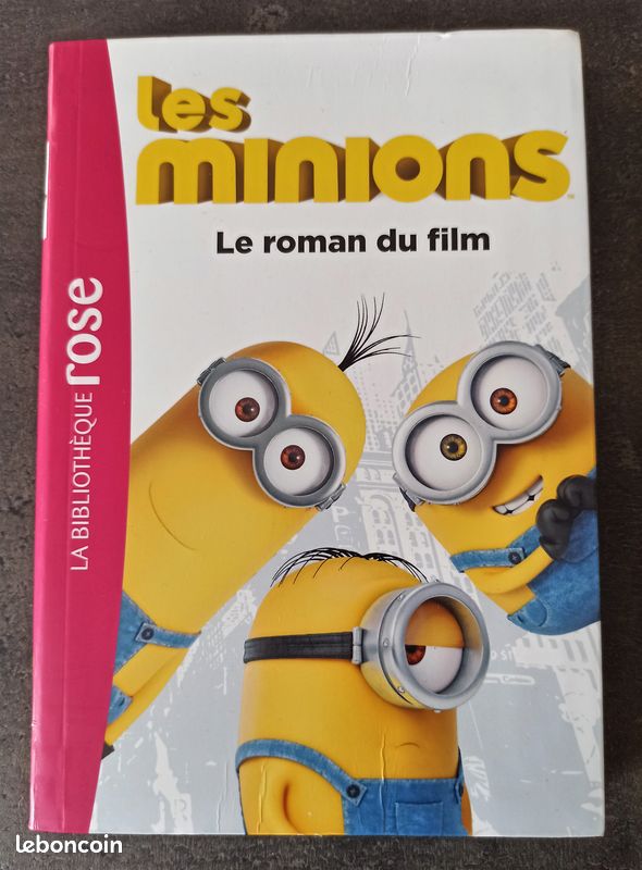 🎬 Lot 2 Livres : Les Minions + Vice-Versa (Disney Pixar) - Bibliothèque Rose (image 4)