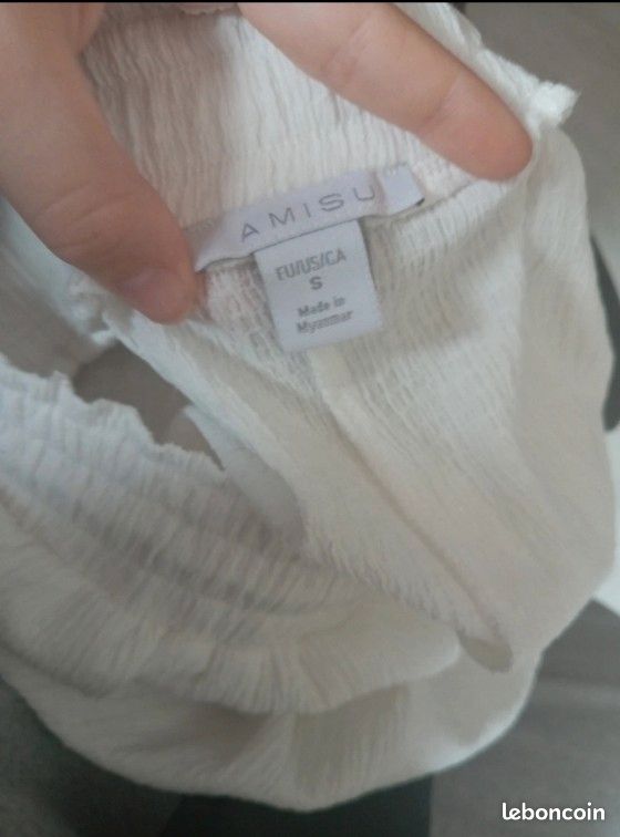 Short blanc S (image 2)
