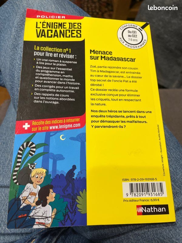 L énigme des vacances du CE1 au Ce2 (image 2)