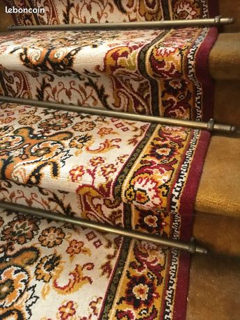 5 Paires De Supports De Tapis D'escalier Baldwin – Modèle 0751-030 – Laiton Poli – Neuf