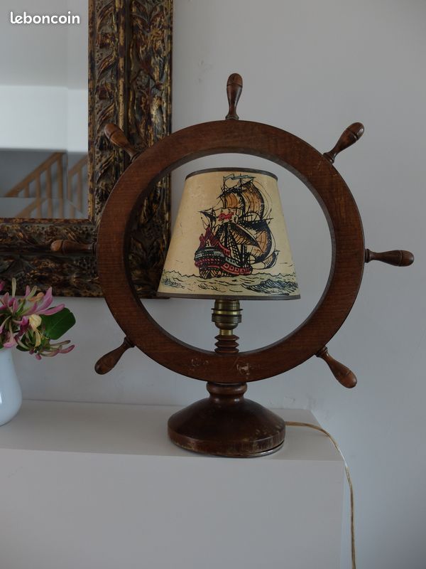 Lampe motif Gouvernail/Goelette (image 2)