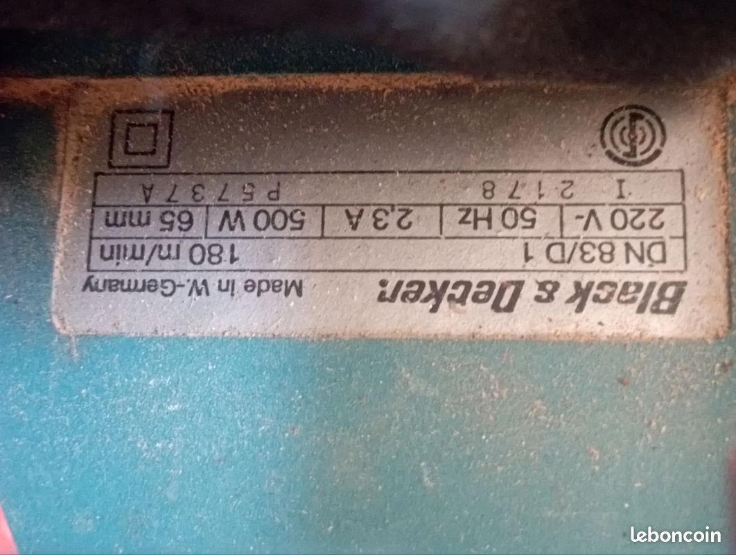 Ponceuse a bande black & Decker (image 7)