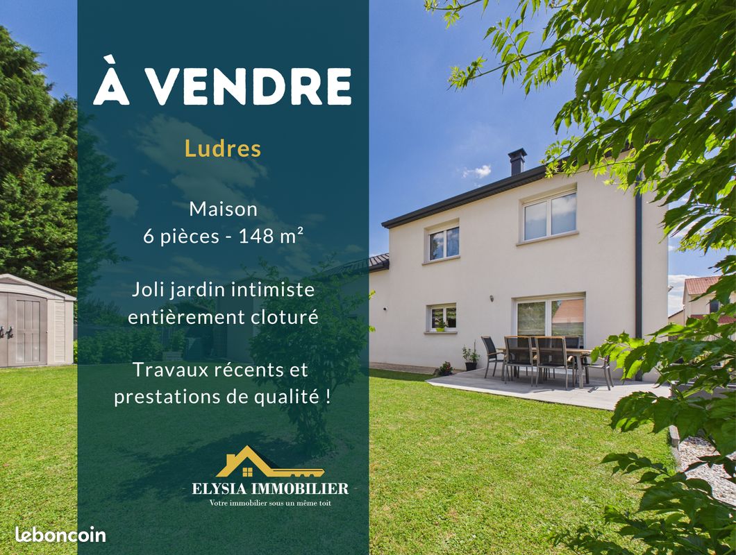 Maison 6 pièces 148 m² · à Ludres · 148 m² · 485 000 €