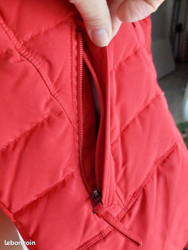 Blouson doudoune courte femme ESPRIT couleur rouge Vêtements