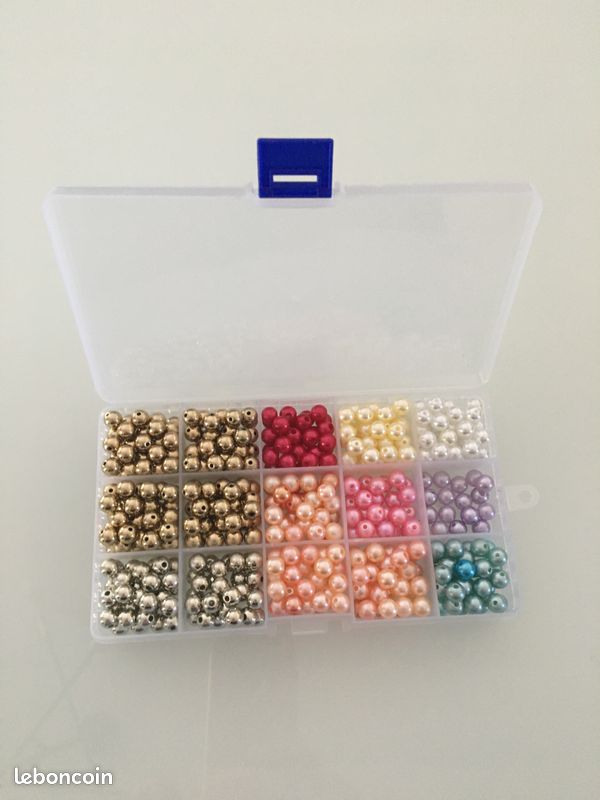 Boîte de perles 15 compartiments - Dia 8mm (image 1)