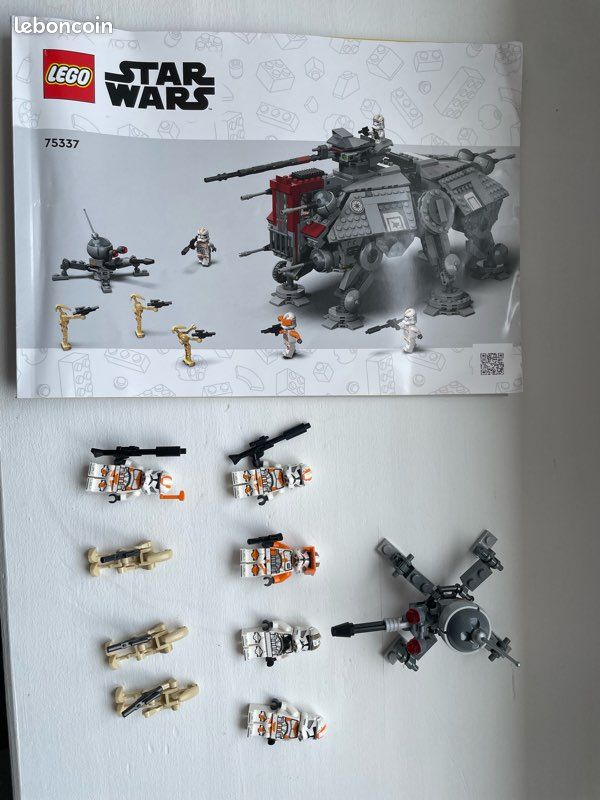 LEGO Star Wars 75337 AT-TE Walker - complet avec boîte et notice - commandant Cody inclus (image 3)