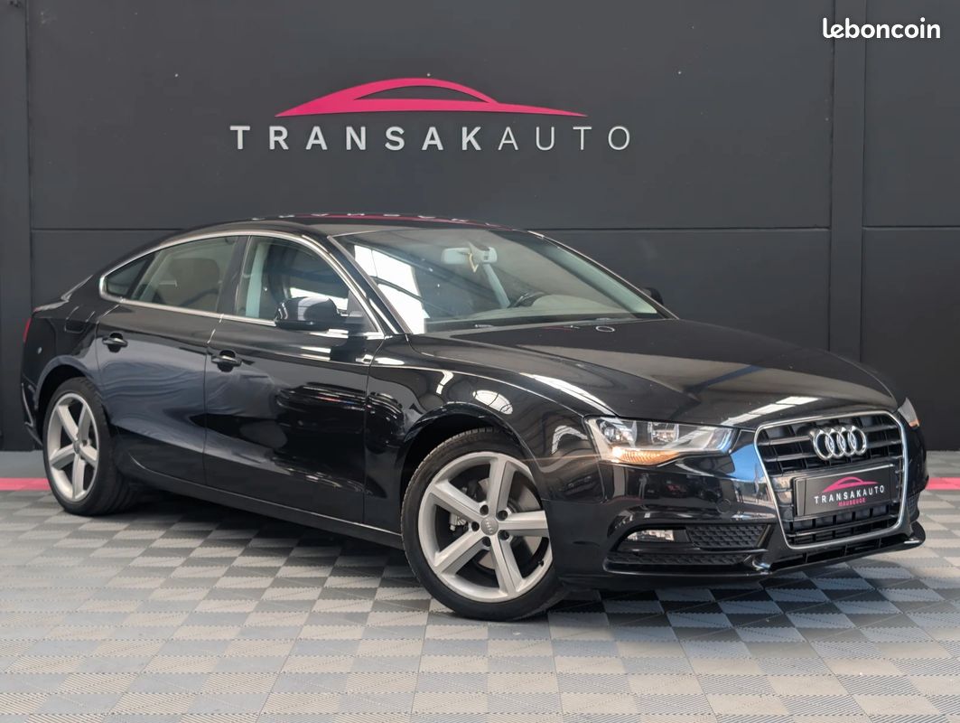 AUDI A5 SPORTBACK 2.0 TDI 136ch Ambiente - Intérieur cuir - Régulateur de vitesse - Clim auto (image 1)