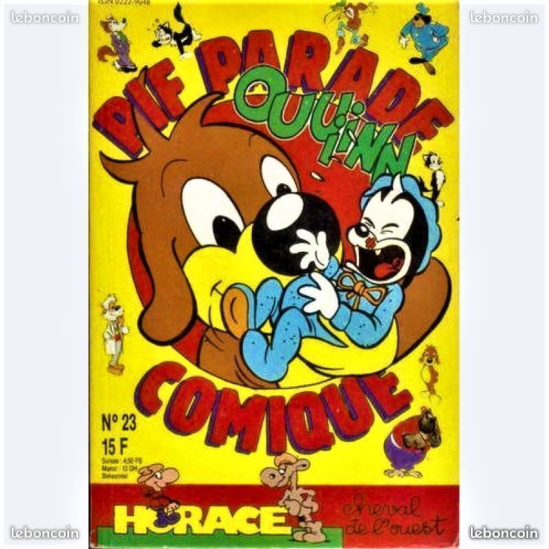 Lot 6 livres bandes dessinées pif parade 1989 1991 collection ancien (image 5)