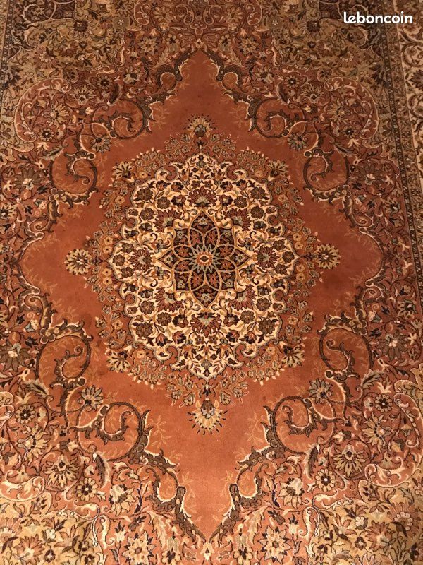 Tapis Keshan patiné (image 1)