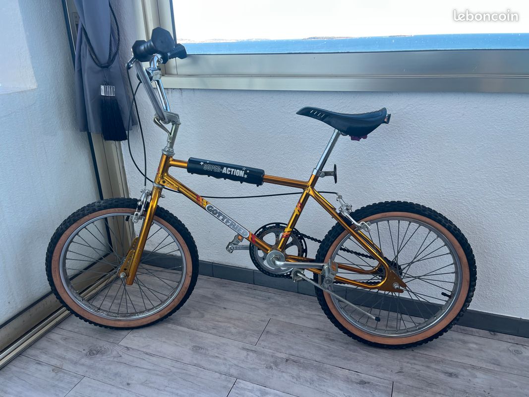 Plaquettes De Frein BMX Vintage Old School - Dorées à Ailettes - Années 80