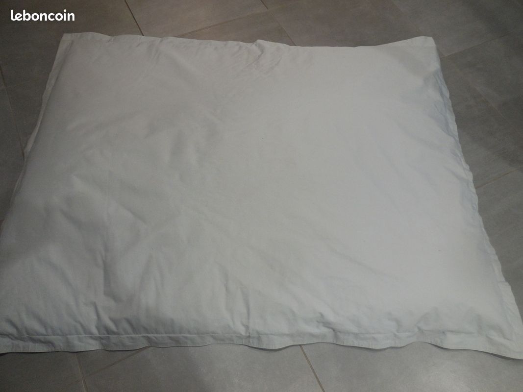 Grand pouf gris (image 4)