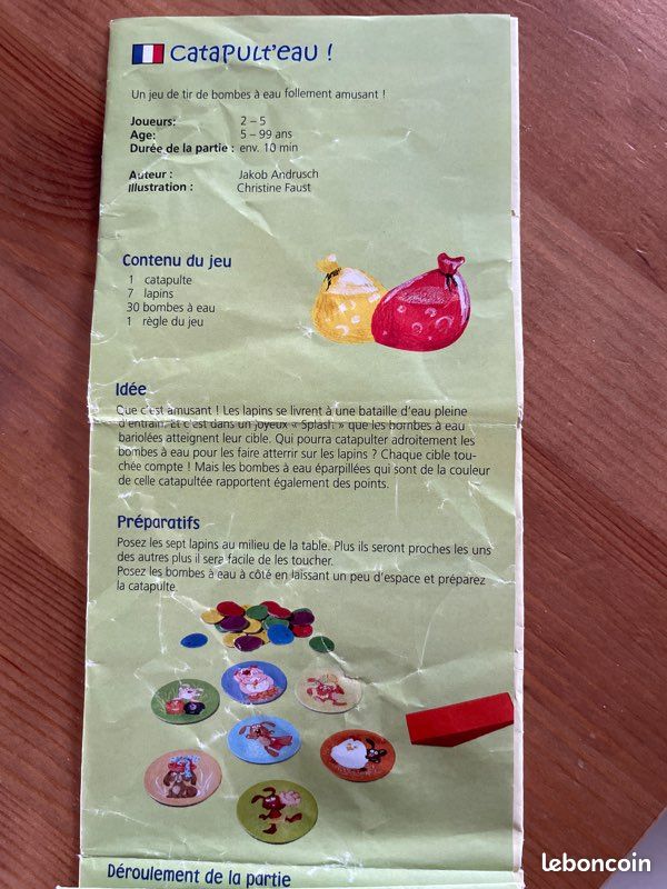 Jeu catapult’eau de Haba (image 3)
