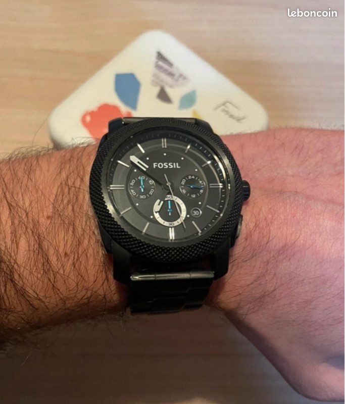 Fossil - Montre FS4552 Homme - 45mm chronographe à Quartz - Bracelet Acier Inoxydable (image 11)