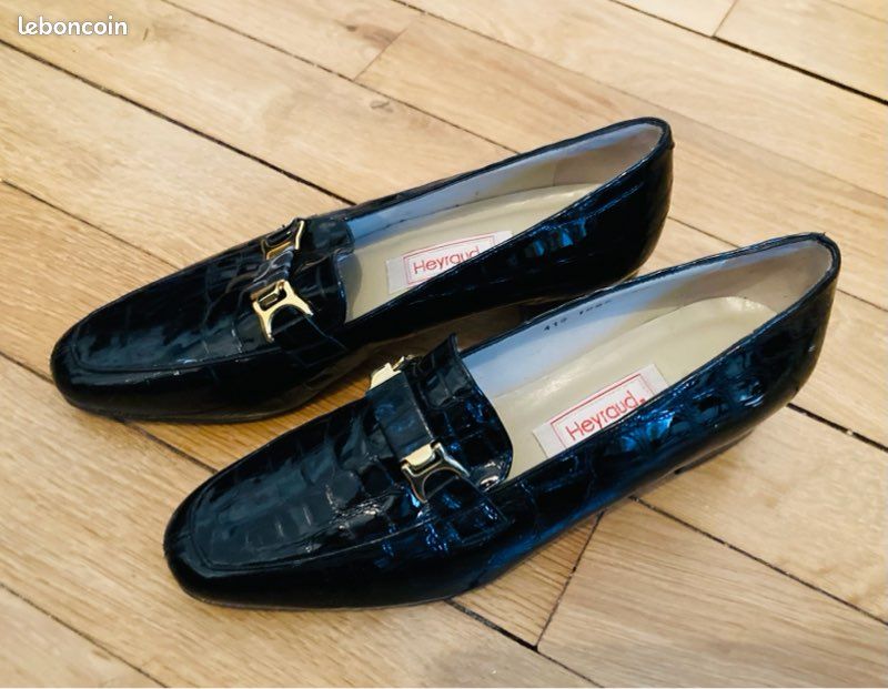 Mocassins Heyraud noirs (image 1)